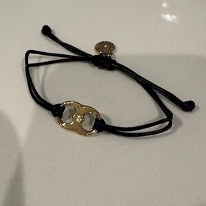 Tory Burch Gold and Black Bracelet
